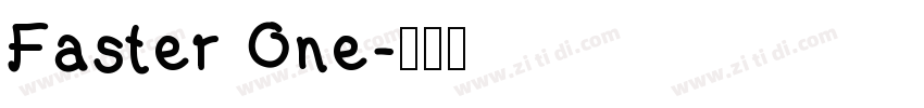 Faster One字体转换